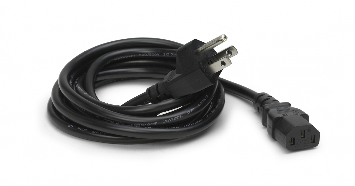 Power cord for shop bracelets